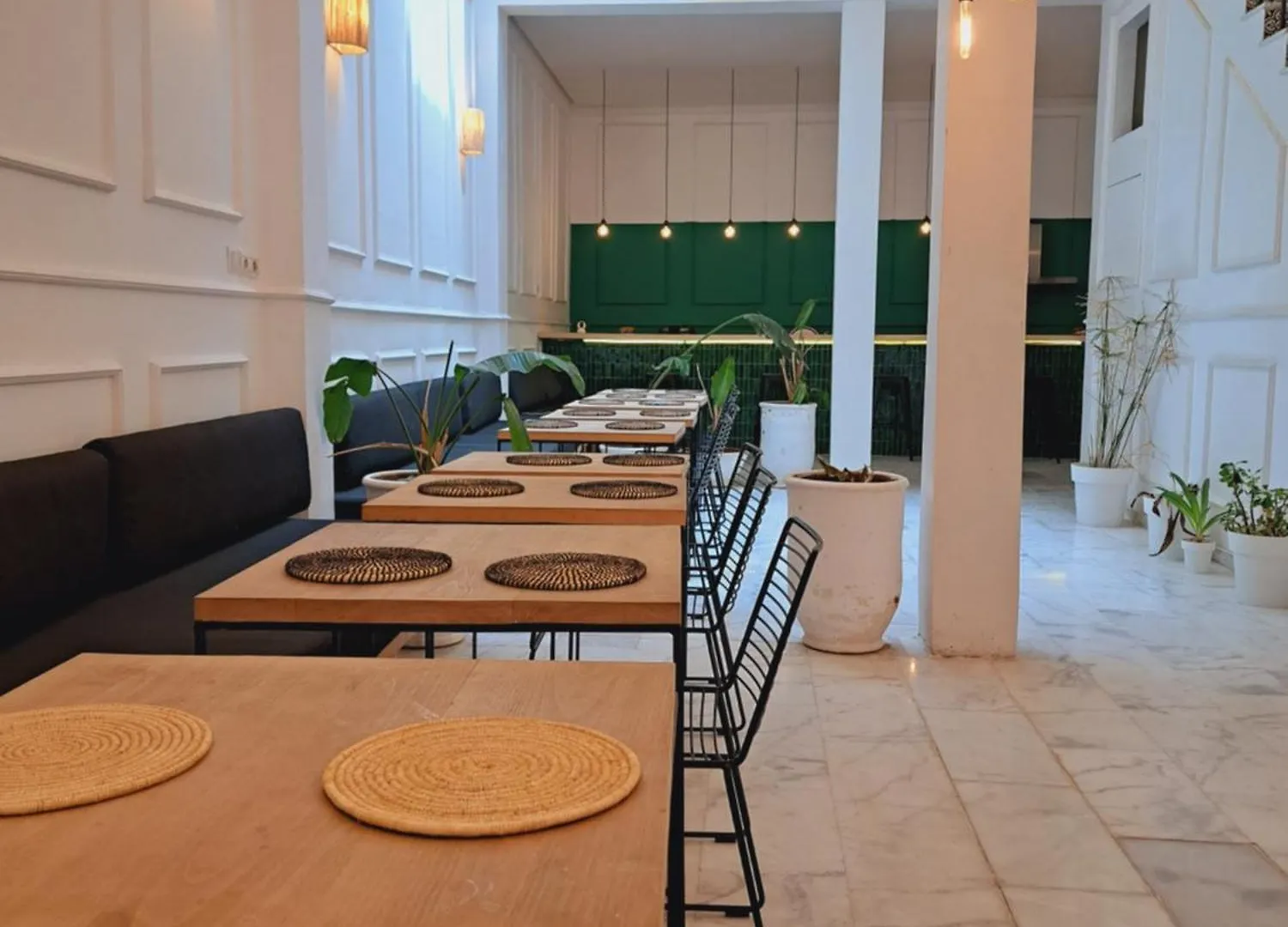 לינה וארוחת בוקר מרקש Riad Aicha Kitchen מרוקו